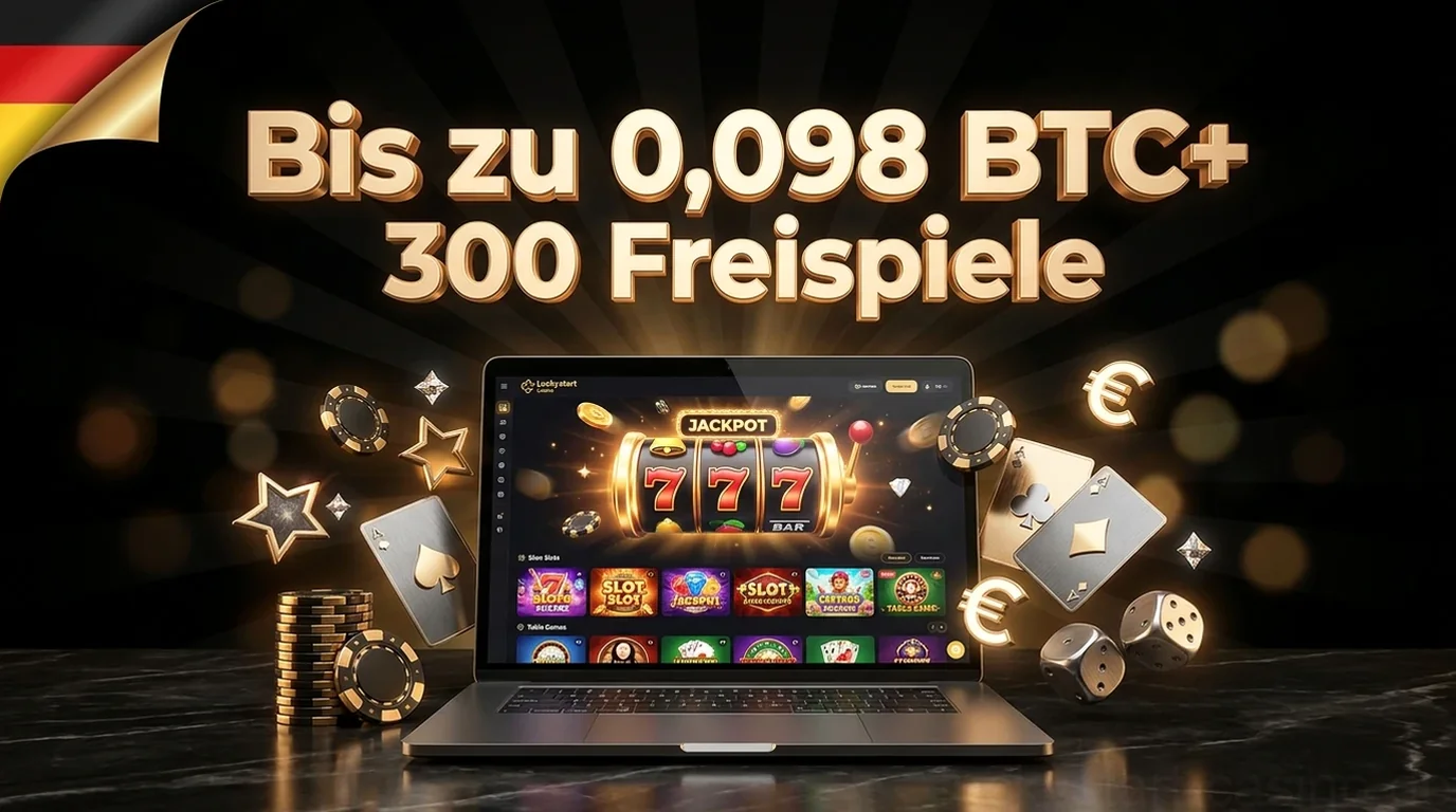 Bis zu 0,098 BTC+ 300 Freispiele