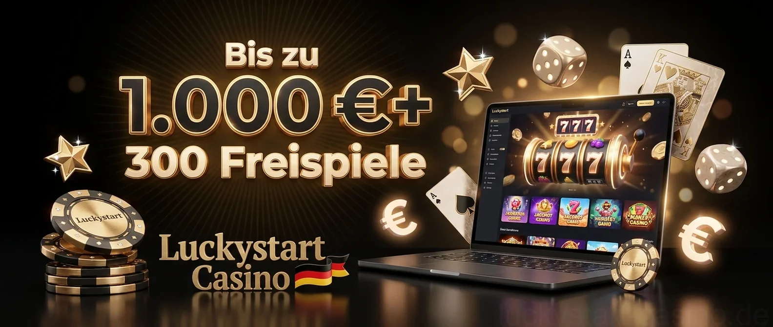 Bis zu 1.000 €+ 300 Freispiele